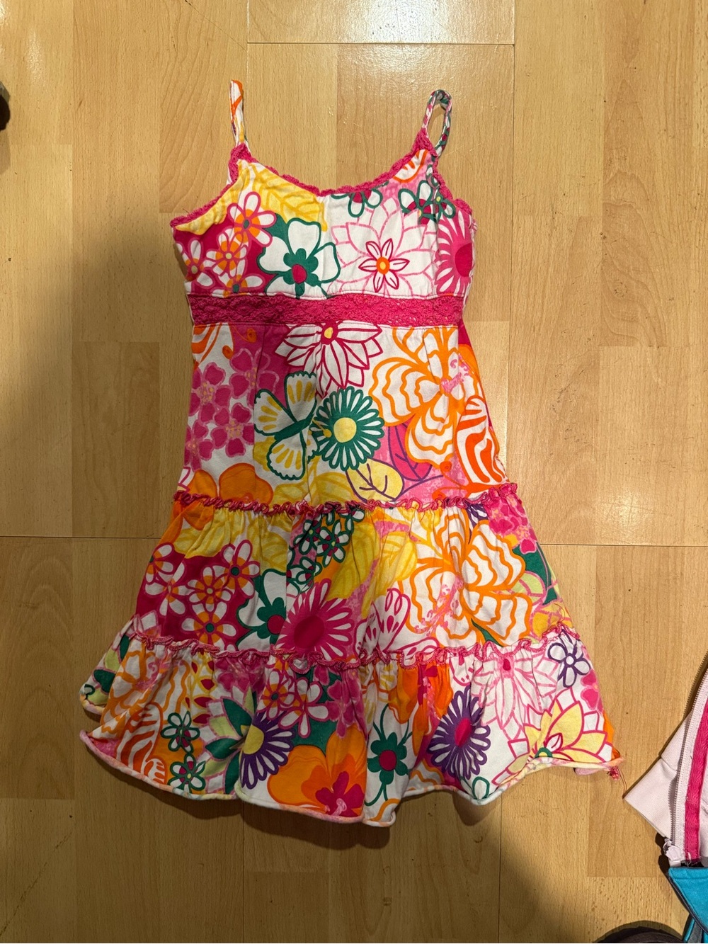 Girls 4T floral dress and skirt outfit